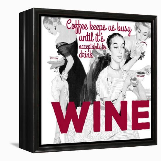 Coffee & Wine-null-Framed Premier Image Canvas