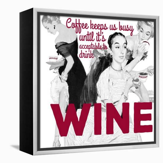 Coffee & Wine-null-Framed Premier Image Canvas