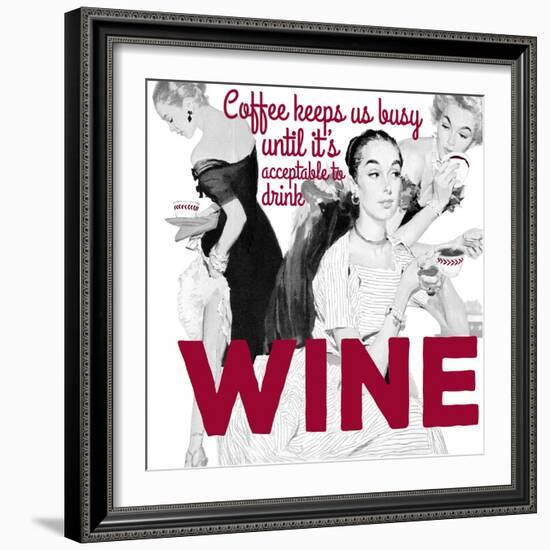 Coffee & Wine-null-Framed Giclee Print