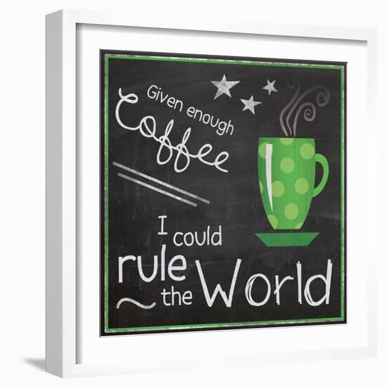 Coffee World 2-Lauren Gibbons-Framed Art Print