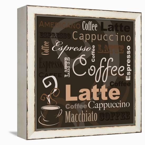 Coffee-leeser-Framed Stretched Canvas