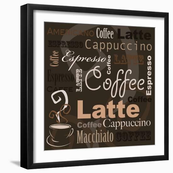 Coffee-leeser-Framed Premium Giclee Print