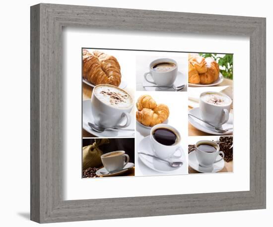 Coffee-Nitr-Framed Art Print