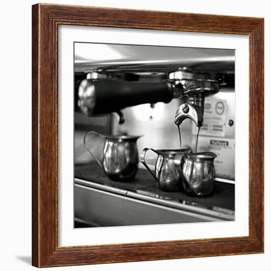 Coffeehouse II Crop-Laura Marshall-Framed Premium Giclee Print