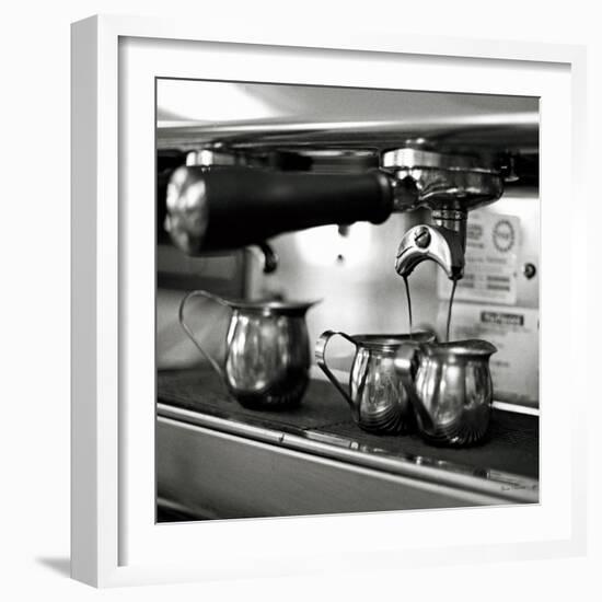 Coffeehouse II Crop-Laura Marshall-Framed Premium Giclee Print