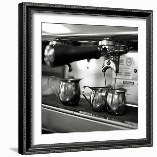 Coffeehouse II Crop-Laura Marshall-Framed Premium Giclee Print