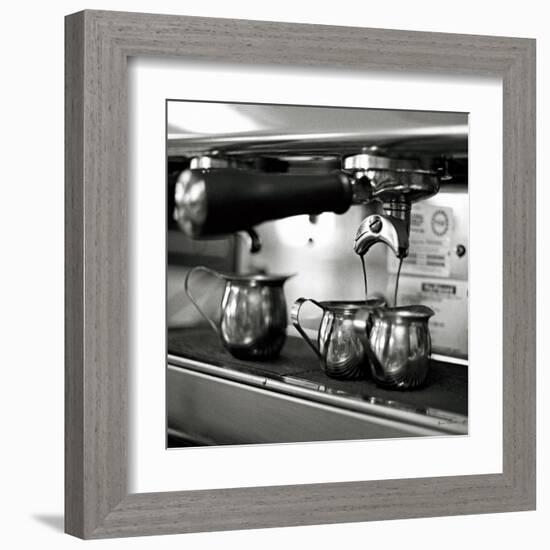 Coffeehouse II Crop-Laura Marshall-Framed Art Print