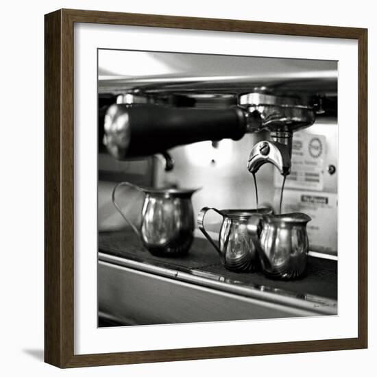 Coffeehouse II Crop-Laura Marshall-Framed Art Print