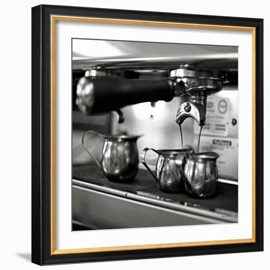 Coffeehouse II Crop-Laura Marshall-Framed Art Print