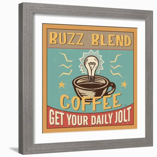 Coffeehouse II-Pela Design-Framed Premium Giclee Print