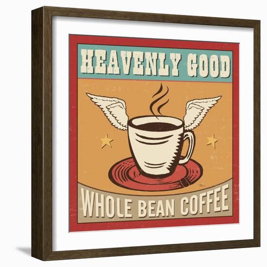 Coffeehouse IV-Pela Design-Framed Art Print