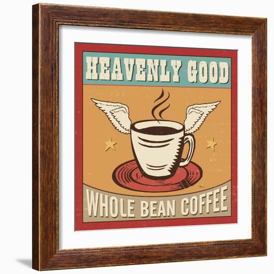 Coffeehouse IV-Pela Design-Framed Art Print