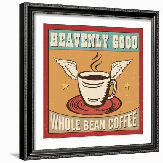 Coffeehouse IV-Pela Design-Framed Art Print