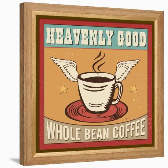 Coffeehouse IV-Pela Design-Framed Stretched Canvas