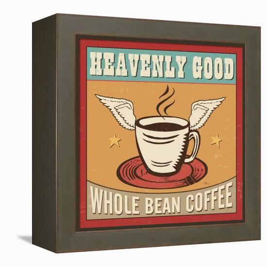 Coffeehouse IV-Pela Design-Framed Stretched Canvas