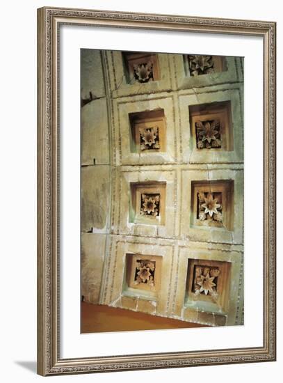 Coffered Ceiling of Tholos at Epidaurus, Greece-null-Framed Giclee Print