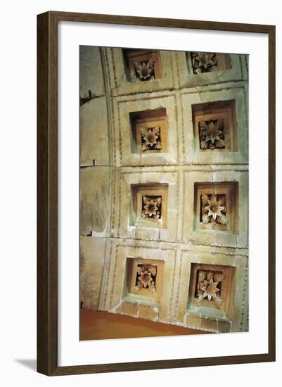 Coffered Ceiling of Tholos at Epidaurus, Greece-null-Framed Giclee Print