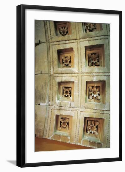 Coffered Ceiling of Tholos at Epidaurus, Greece-null-Framed Giclee Print