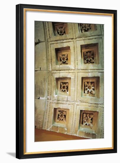 Coffered Ceiling of Tholos at Epidaurus, Greece-null-Framed Giclee Print