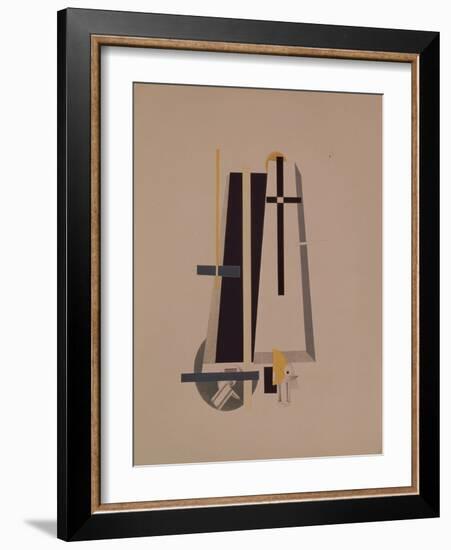 Coffin-Makers, 1920-1921-El Lissitzky-Framed Giclee Print