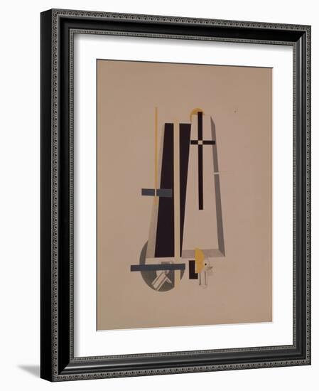 Coffin-Makers, 1920-1921-El Lissitzky-Framed Giclee Print