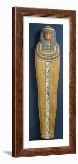 Coffin of Shep En-Mut, 800 BC-Third Intermediate Period Egyptian-Framed Premium Photographic Print