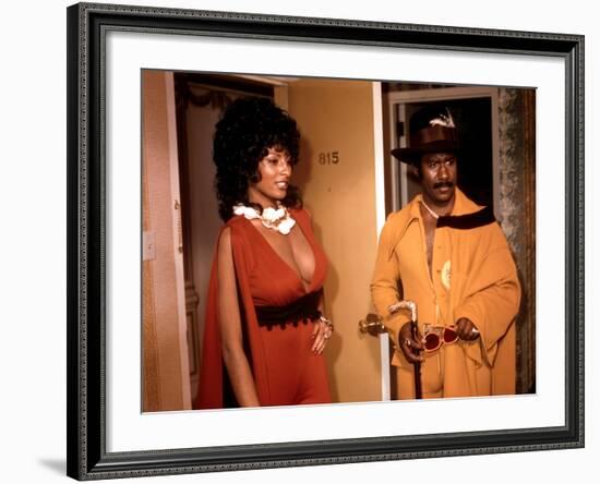 Coffy, Pam Grier, Robert Doqui, 1973-null-Framed Photo