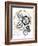 Cog Blueprints-Jace Grey-Framed Art Print