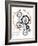 Cog Blueprints-Jace Grey-Framed Art Print