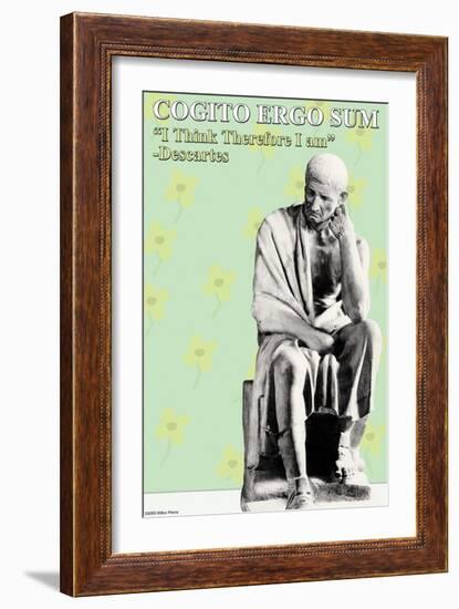 Cogito Ergo Sum-null-Framed Art Print