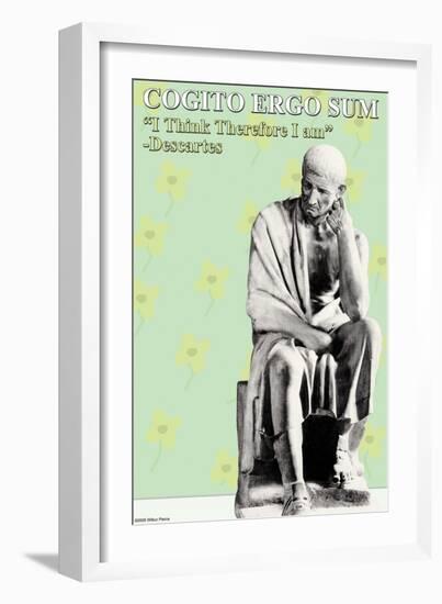 Cogito Ergo Sum-null-Framed Art Print