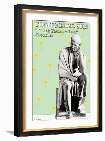 Cogito Ergo Sum-null-Framed Art Print