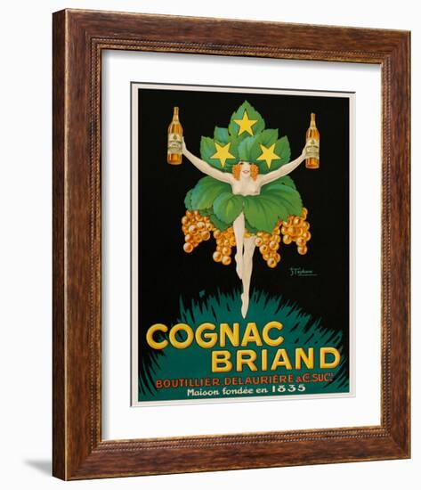 Cognac Briand-Vintage Posters-Framed Giclee Print