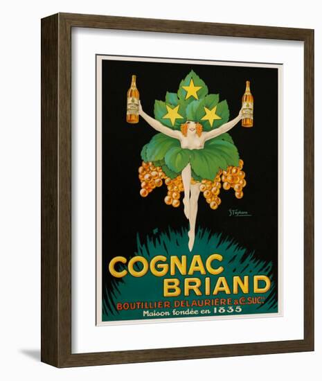 Cognac Briand-Vintage Posters-Framed Giclee Print