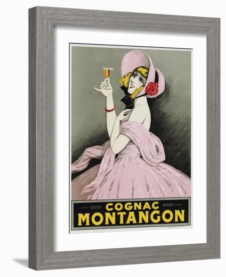 Cognac Montangon Poster-null-Framed Giclee Print