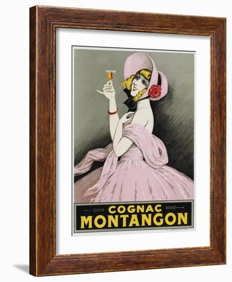 Cognac Montangon Poster-null-Framed Giclee Print