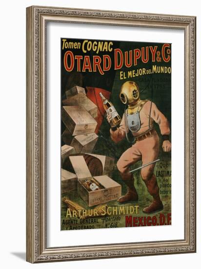 Cognac Otard Dupuy & Co, circa 1910-null-Framed Giclee Print