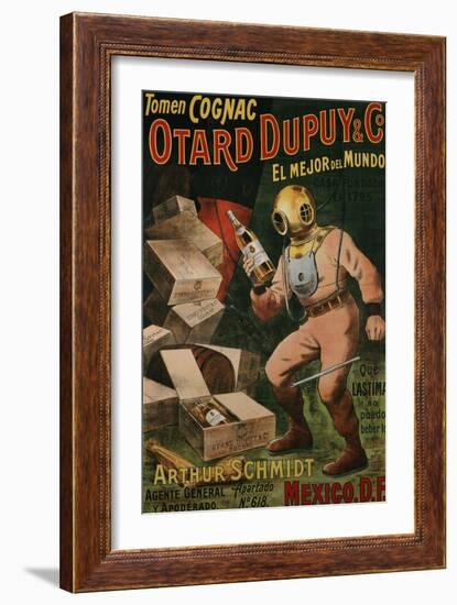 Cognac Otard Dupuy & Co, circa 1910-null-Framed Giclee Print