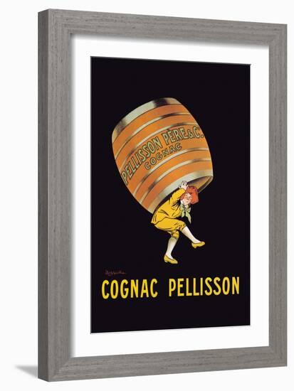 Cognac Pellisson - Barrel-Leonetto Cappiello-Framed Art Print