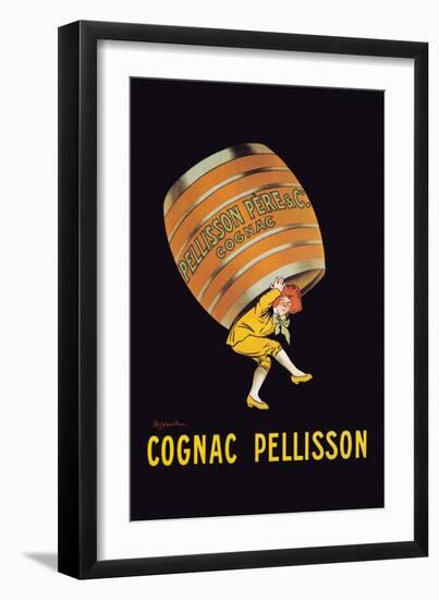 Cognac Pellisson - Barrel-Leonetto Cappiello-Framed Art Print