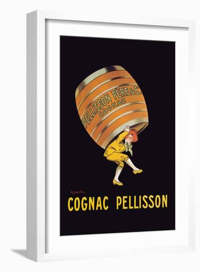 Cognac Pellisson - Barrel-Leonetto Cappiello-Framed Art Print