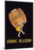 Cognac Pellisson - Barrel-Leonetto Cappiello-Mounted Art Print