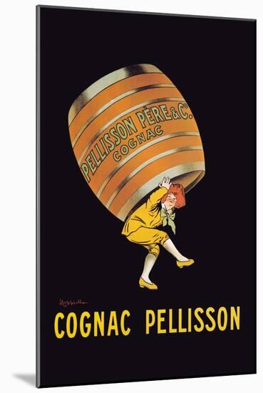 Cognac Pellisson - Barrel-Leonetto Cappiello-Mounted Art Print