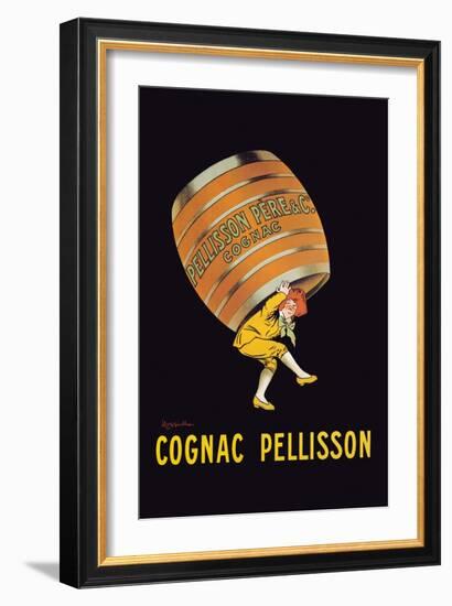 Cognac Pellisson - Barrel-Leonetto Cappiello-Framed Art Print