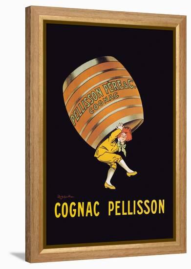 Cognac Pellisson - Barrel-Leonetto Cappiello-Framed Stretched Canvas