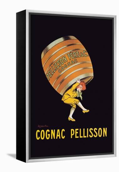 Cognac Pellisson - Barrel-Leonetto Cappiello-Framed Stretched Canvas