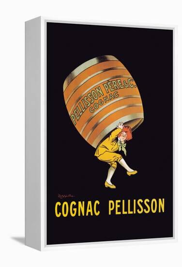 Cognac Pellisson - Barrel-Leonetto Cappiello-Framed Stretched Canvas