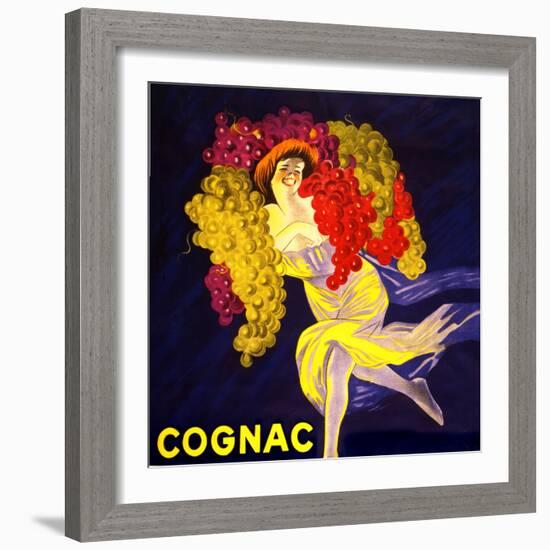 Cognac Vintage French Poster-null-Framed Art Print