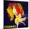 Cognac Vintage French Poster-null-Mounted Art Print