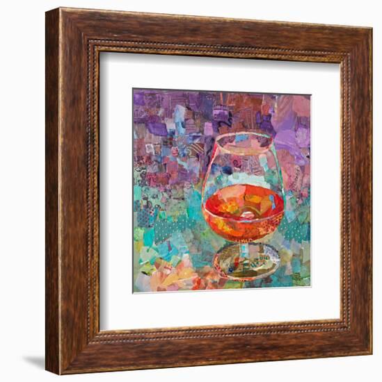 Cognac-null-Framed Art Print